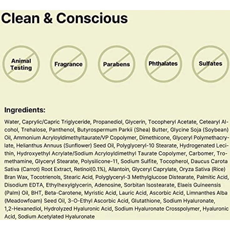 Cosrx The Retinol 0.1 Cream, 20ml Anti-Aging-Creme für glatte und strahlende Haut, sanfte Retinol-Pflege, ideal für Einsteiger – Bild 6