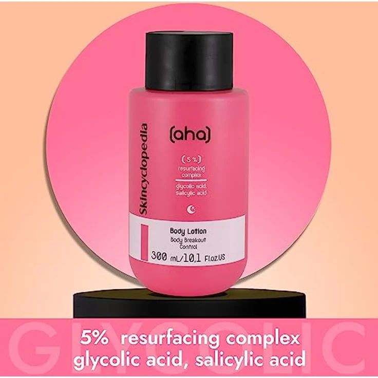 Skincyclopedia Bodylotion mit AHA, BHA und PHA, Feuchtigkeitslotion, Körperlotion für Damen und Herren, Pflegelotion für sehr trockene oder unreine Haut, Body Lotion, Dermatologisch getestet, 300ml – Bild 2