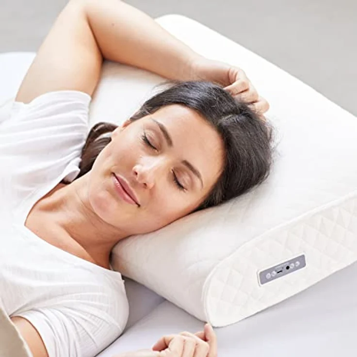 Medisana SP100 SleepWell, Heizkissen mit Memory-Foam, integrierten Lautsprechern und Sleep Genius Musik zur Förderung des Schlafs – Bild 3