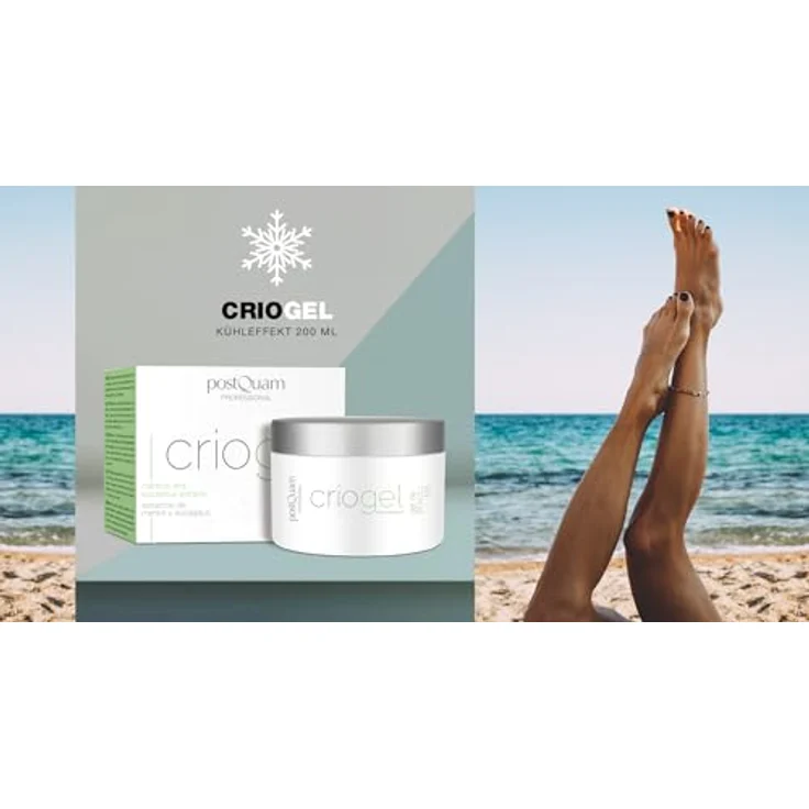 Postquam - Kühlendes Anti-Cellulite Gel bekämpft Cellulite kräftigt und entspannt die Beine 200 ml – Bild 4