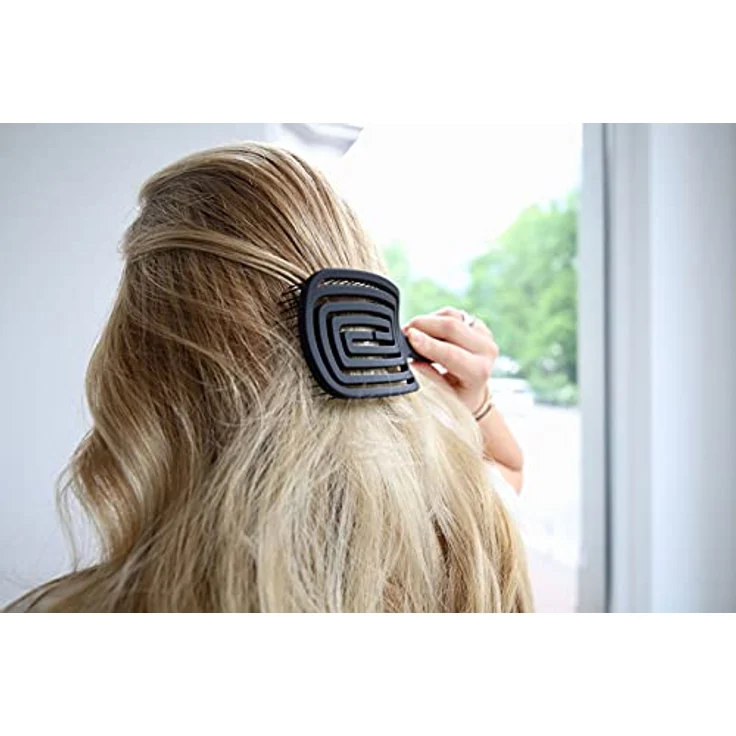 ICONIKAIR Haarbürste Blow-Dry Brush Classic GLAM EDITION, Kopfhaut Massagebürste, Detangler Bürste, Haarbürste ohne Ziepen Kinder, Haarbürste Kinder, Bürste für Locken – Bild 5