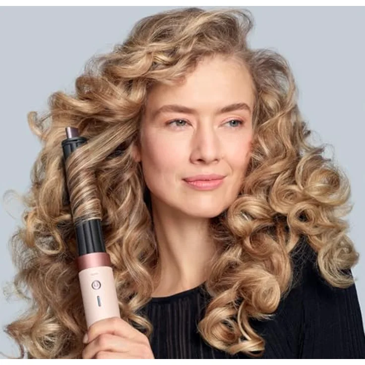 Dyson Airwrap Co-anda 2x, Multi-Haarstyler und -trockner Straight + Wavy, 2x starker Luftstrom, Red Velvet