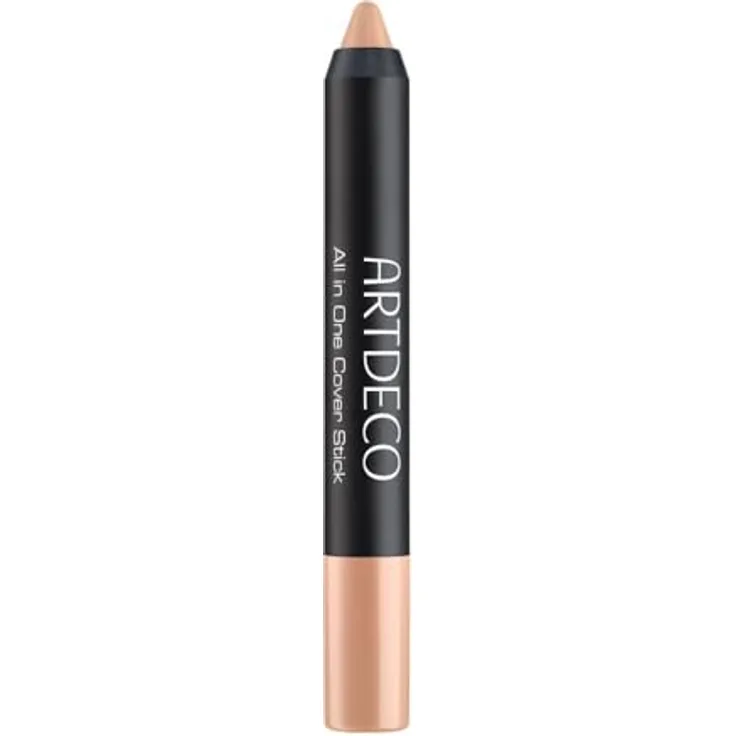 ARTDECO All In One Cover Stick Concealer, 4 g, wasserfeste Formel für 12 Stunden Halt, Farbton FAIR VANILLA/YELLOW