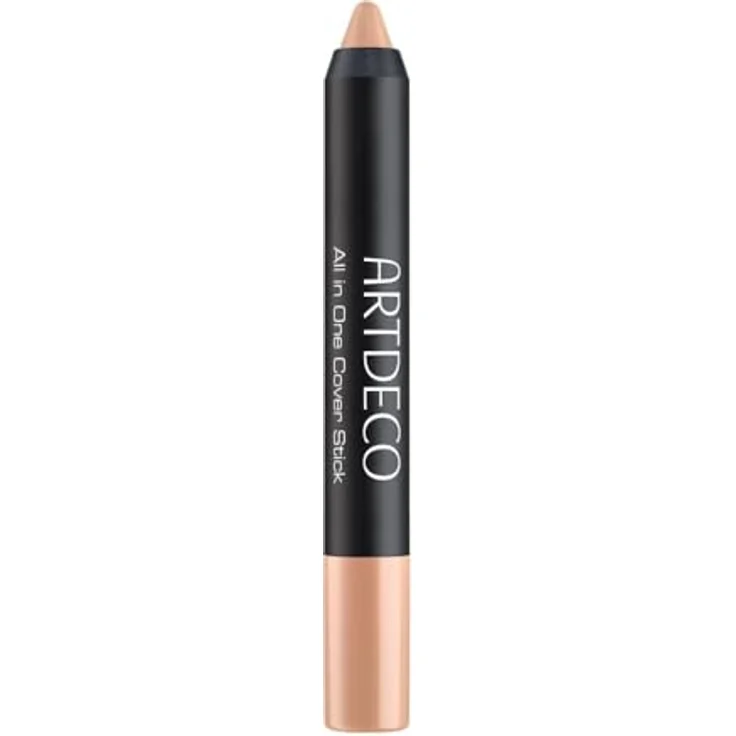 ARTDECO All In One Cover Stick Concealer, 4 g, wasserfeste Formel für 12 Stunden Halt, Farbton FAIR VANILLA/YELLOW – Bild 1