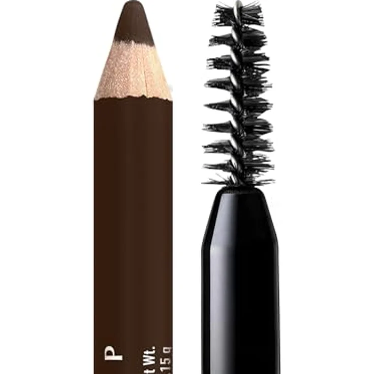 NYX Professional Makeup Powder Louder Augenbrauenstift, 1,2 g, vegane Mikrofaser-Formel, 08 Deep Brown – Bild 10