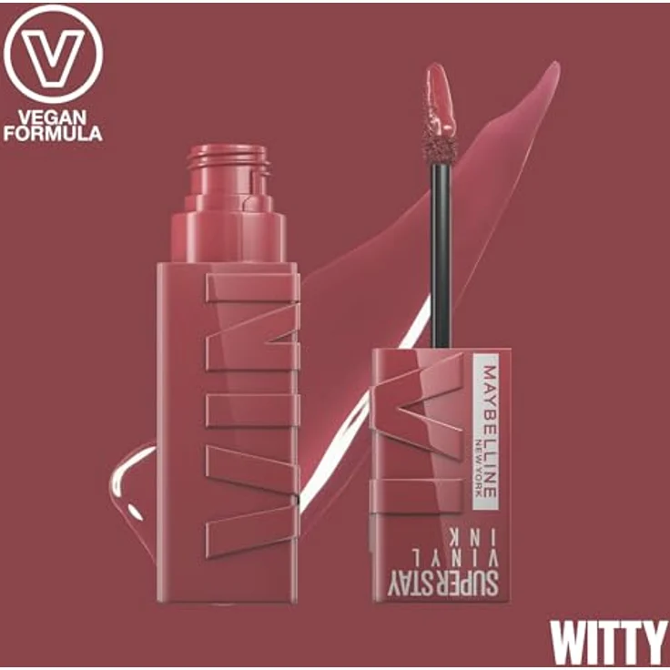 Maybelline SuperStay® Vinyl Ink Liquid Lippenstift 40 Witty 4,2 ml  – Bild 2