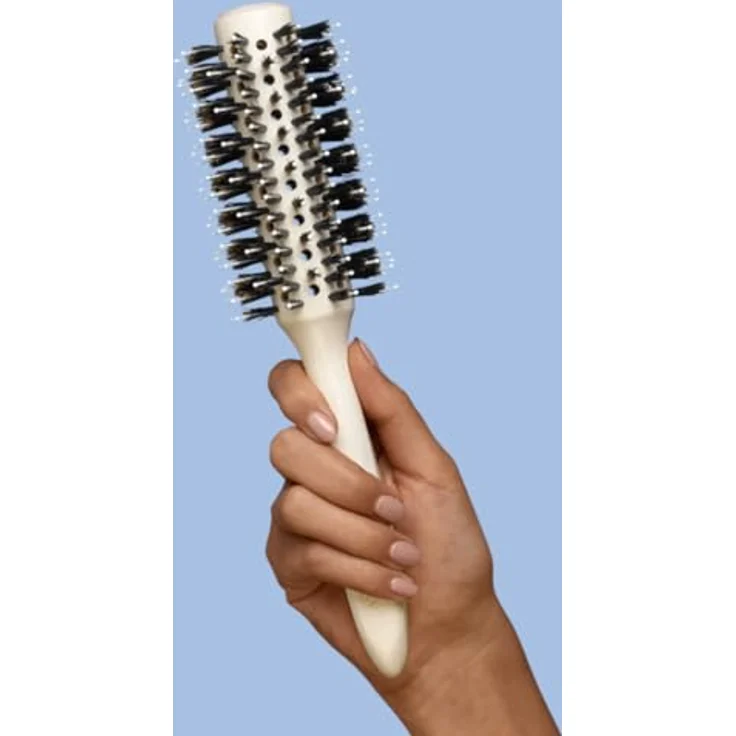 Philip Kingsley Belüftete runde Haarbürste, antistatische Haarbürste zum Entwirren, Föhnen und Stylen, ergonomischer Griff, Nylonborsten, vegan-freundlich – Bild 3