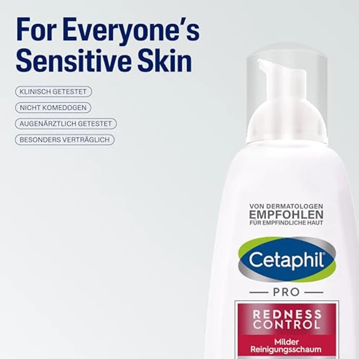Galderma Cetaphil Redness Control Milder Reinigungsschaum 236 ml, für Damen und Herren  – Bild 6