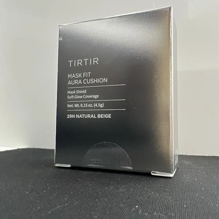TIRTIR Mask Fit Aura Cushion Mini, feuchtigkeitsspendendes Make-up mit ausgezeichneter Abdeckung, Farbton 29N Natural Beige, 4.5 g – Bild 7
