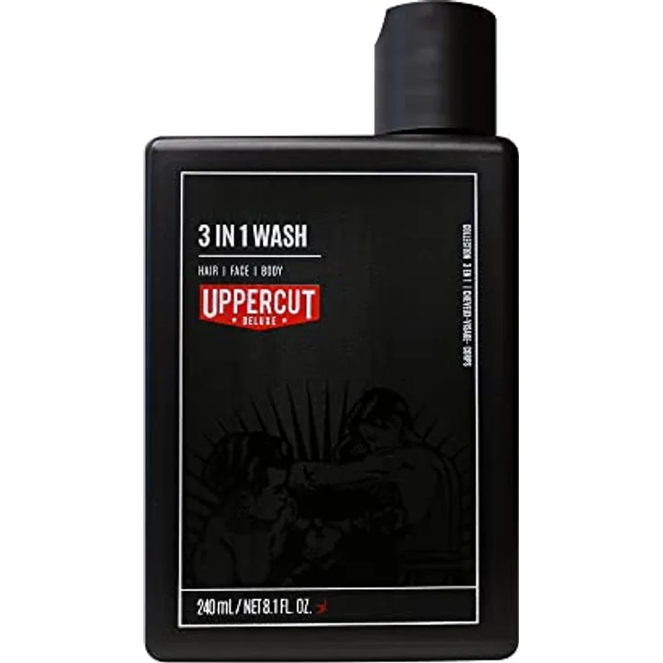 Uppercut Deluxe 3in1 Wash Shampoo für Haare und Körper 240 ml