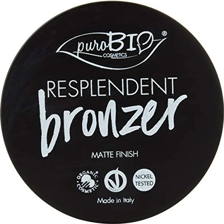 puroBIO Cosmetics Resplendent Bronzer, Matt-Effekt für natürliche Bräune, Farbton 03 Beige Brown, 9 g – Bild 4
