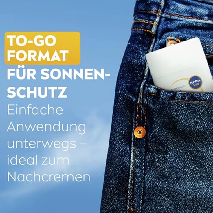 NIVEA SUN UV Stick LSF 50+, 15 g, ultraleichter Sonnenschutz mit koreanischer Stick-Technologie, wasserfest und parfümfrei, für alle Hauttypen – Bild 5