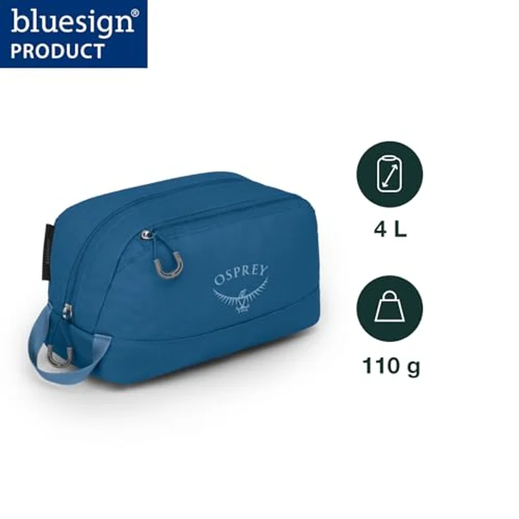 Osprey Daylite Kulturbeutel, 26 cm, oliv, 100% Polyester, kompakte Reisegröße – Bild 2