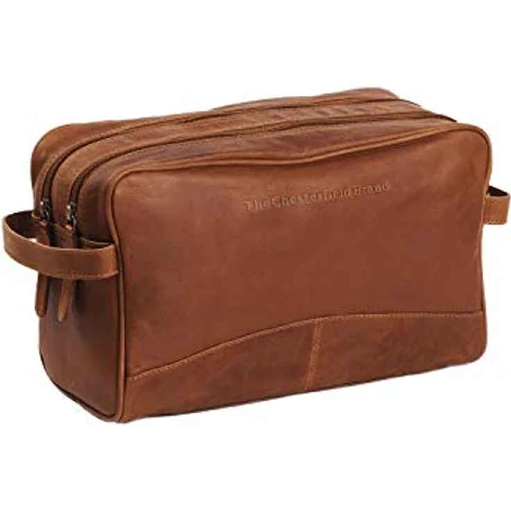 The Chesterfield Brand Stefan - Kulturbeutel Leder 29 cm Cognac - Preisvergleich