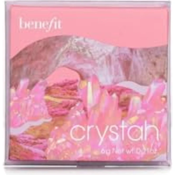 Benefit Crystah Strawberry Pink Blush, 6 g - Erdbeerrosa mit glänzendem Finish – Bild 2