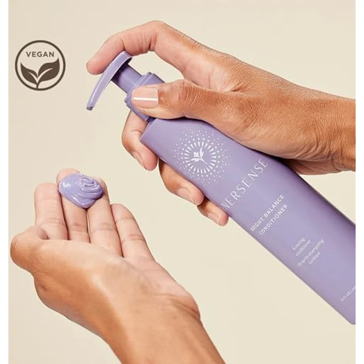 Innersense Organic Beauty Bright Balance Conditioner, pflegender Violett-Conditioner für blondes und graues Haar, 946 ml – Bild 3