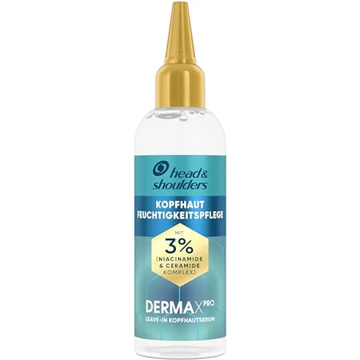 Head & Shoulders DermaXPro Instant Kopfhaut-Feuchtigkeitspflege 145ml mit Niacinamid und Ceramid-Komplex, für trockene Spannende Kopfhaut, dermatologisch getestet – Bild 1