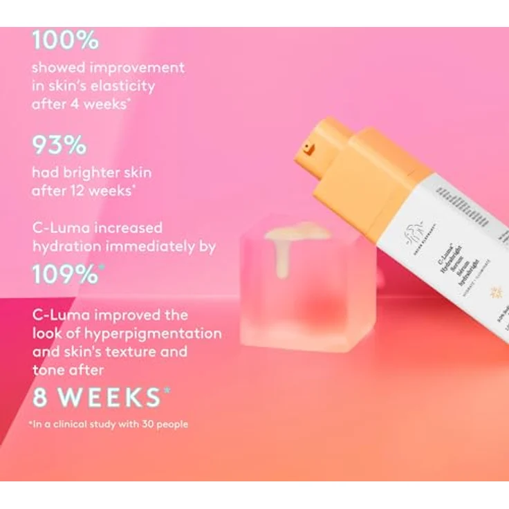 Drunk Elephant C-Luma Hydrabright, Gesichtsserum zur Hautaufhellung und Feuchtigkeitsversorgung, 30 ml – Bild 3