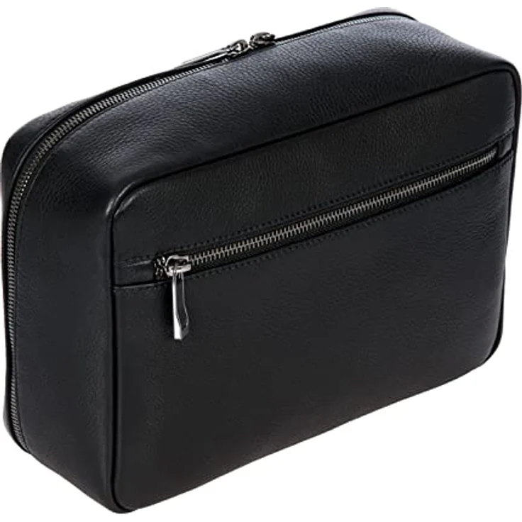 Porsche Design Roadster Kulturbeutel, 100% Leder, 26 cm x 9 cm x 19 cm, schwarz – Bild 5