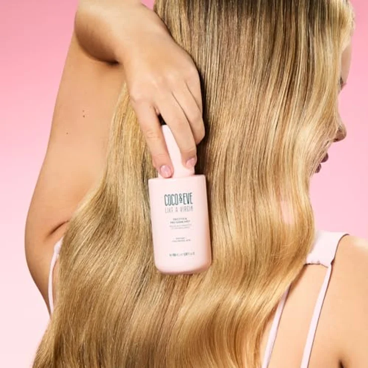 Coco & Eve Frizz Fix & Pro Shine Mist - 72 Stunden Frizz-Kontrolle und sofortiger Glanz | Leichter Hitzeschutz | Feuchtigkeitsspendendes, glättendes, entwirrendes Spray | Für alle Haartypen (150 ml) – Bild 4