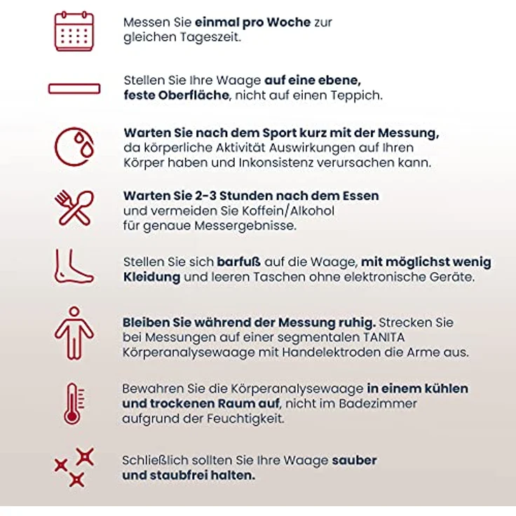 TANITA Körperanalysewaage BC 401 mit Bluetooth, Schwarz, 5-Personen-Speicher – Bild 9