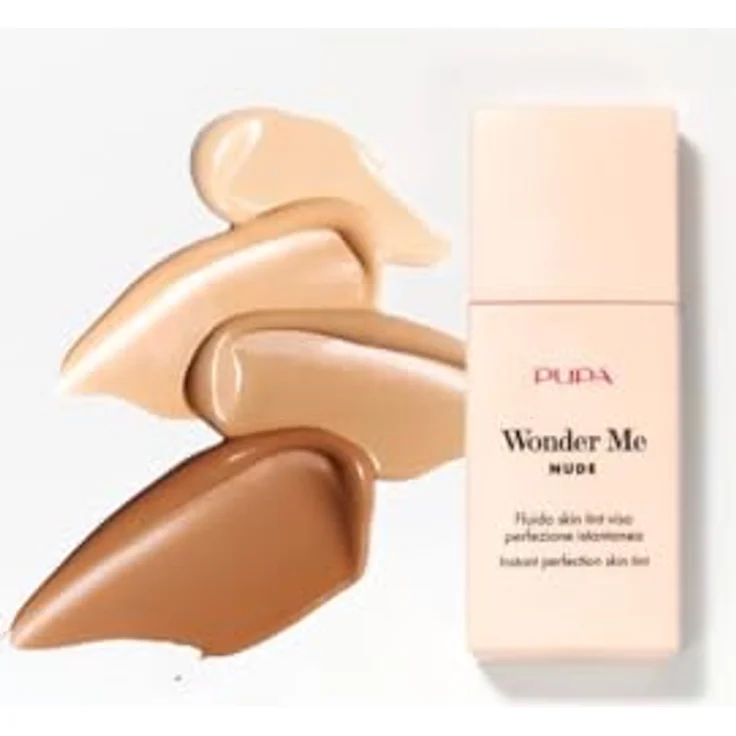 Pupa Wonder Me Nude Fluid Skin Tint, Foundation für sofortige Perfektion, 30 ml, Farbe 020 Almond – Bild 3