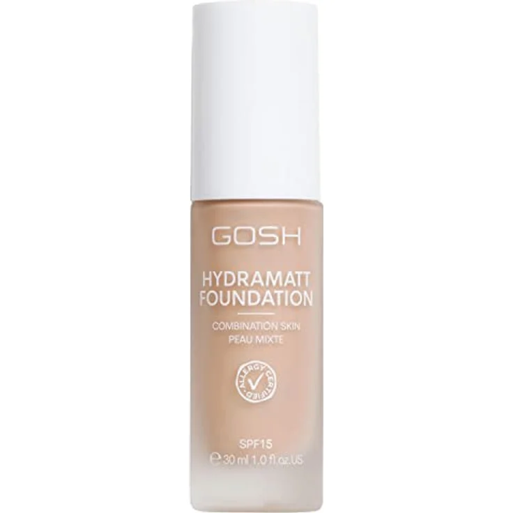 Gosh Copenhagen HYDRAMATT Foundation 30 ml Nr. 004R, leichte Deckkraft, feuchtigkeitsspendend, Farbe Light Red/Warm – Bild 1