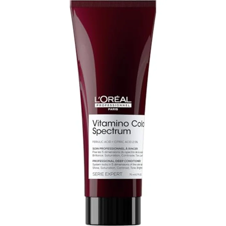 L'Oréal Professionnel Vitamino Color Spectrum Deep Conditioner, 75 ml, stärkende Tiefenpflege mit Ferula- & Zitronensäure für glänzendes, kräftiges Haar – Bild 1