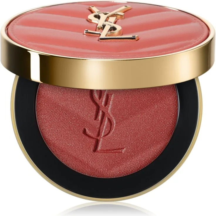 Yves Saint Laurent Make Me Blush Bold Blurring Puder-Rouge, Farbton 12 Honey Moon, 6 g, für einen natürlichen Wangenfarbeffekt