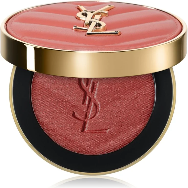 Yves Saint Laurent Make Me Blush Bold Blurring Puder-Rouge, Farbton 12 Honey Moon, 6 g, für einen natürlichen Wangenfarbeffekt