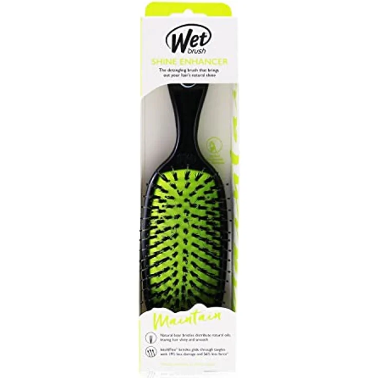 Wet Brush Shine Enhancer Haarbürste, Schwarz – Bild 1