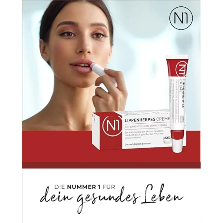 N1 Herpes Creme, Lippenherpes Intensiv-Creme mit Sofort-Effekt, 4 g - verhindert Bläschen, stoppt Virenvermehrung, geöffnet 6 Monate haltbar – Bild 4