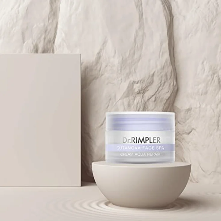 Dr. Rimpler Reichhaltige Gesichtscreme 24-Stunden Pflege "Cutanova Auqa Repair" I Gesichtspflege mit natürlichen Ölen und Kamille I Anti Aging, 50ml – Bild 2