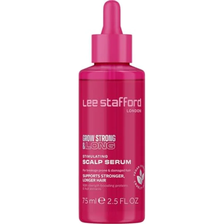 Lee Stafford Grow Strong & Long Stimulating Scalp Serum, stärkendes Serum zur Unterstützung des Haarwachstums, 75 ml – Bild 1