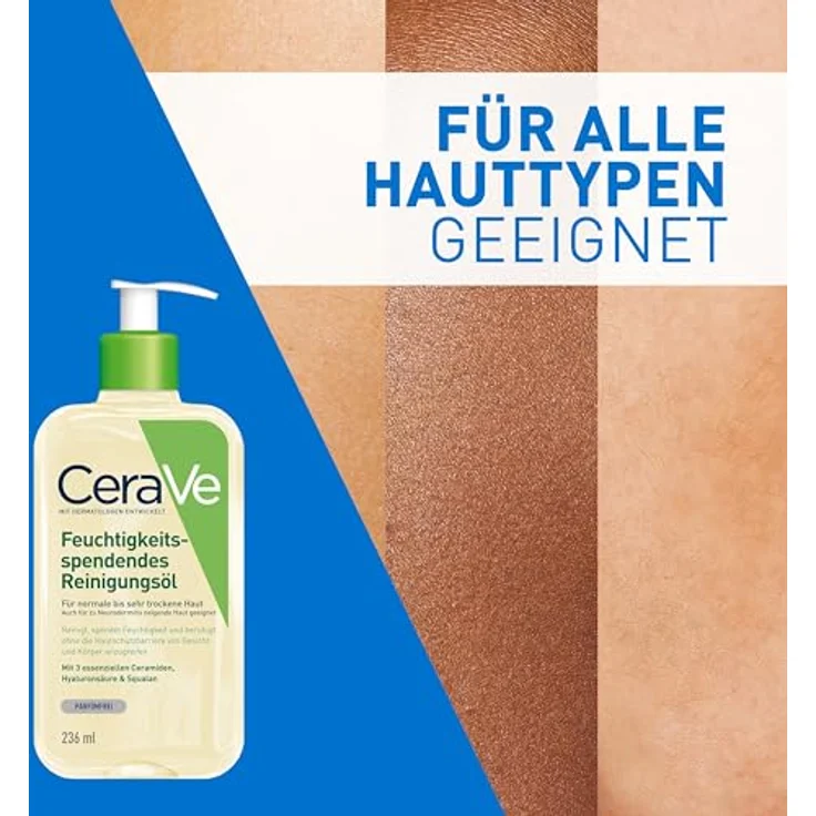 CeraVe Feuchtigkeitsspendendes Reinigungsöl Reinigungsöl 236 ml – Bild 6