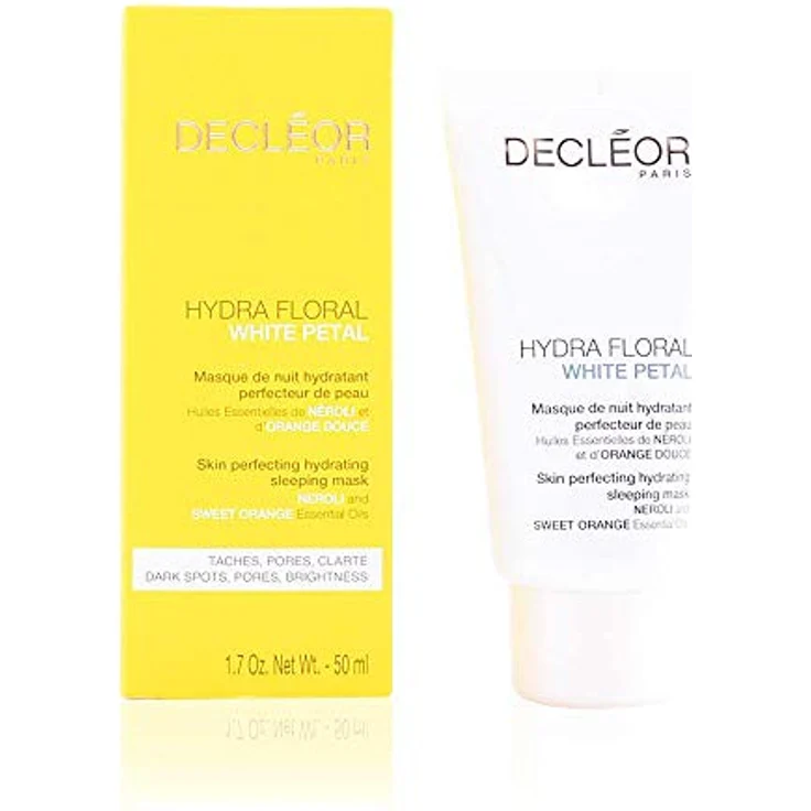 Decléor Hydra Floral White Petal Skin Perfecting Hydrating Sleeping Mask 50 ml, für alle Hauttypen – Bild 2