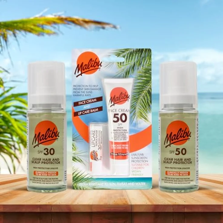 Malibu Sun Lotion SPF30 Scalp & Hair Protection 50ml Spray, Hautfreundlich und wasserabweisend – Bild 4