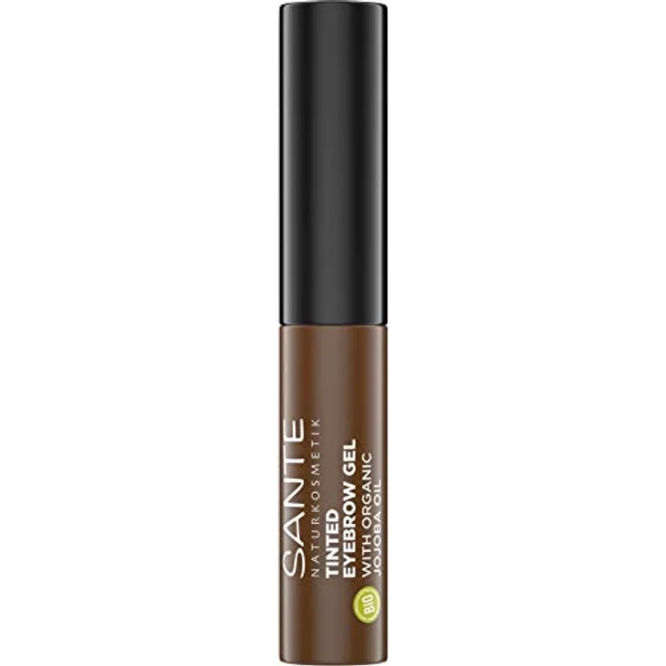 SANTE Naturkosmetik Augenbrauen-Gel, Farbe Braun, Tinted Eyebrow Gel 02 für dunklere Augenbrauenfarbe, Bringt Brauen in Form & füllt Lücken auf, Vegan, 3, 5ml – Bild 3