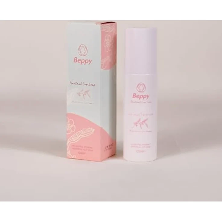 Beppy CUP SOAP 120ml, sanftes Reinigungsmittel für Menstruationstassen und Silikonprodukte mit grünem Tee Aroma – Bild 6