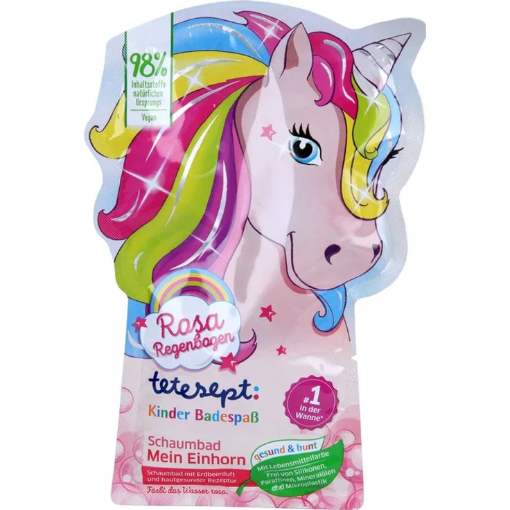 TETESEPT Kinder Badespaß Schaumb. Mein Einhorn, Badezusatz für Kinder, 40 ml
