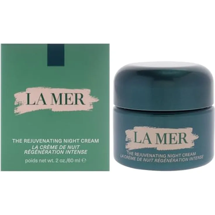 La Mer The Rejuvenating Night Cream, verjüngende Gesichtscreme zur Hautregeneration über Nacht, 60 ml