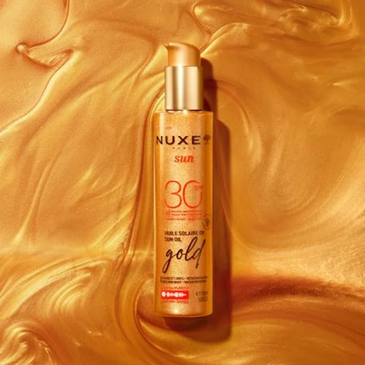 Nuxe Sun Gold Gesichts- Und Körperöl Spf30 150ml, Hoher Sonnenschutz für strahlenden Teint – Bild 2