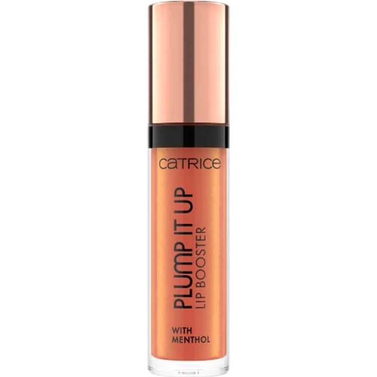 Catrice Plump It Up Lip Booster, Lipgloss, Lip Gloss, Nr. 070 Fake It Till You Make It, gold, kühlend, Färbeeffekt, vergrößernd, glänzend, metallisch, vegan, ohne Alkohol (3,5ml) – Bild 3