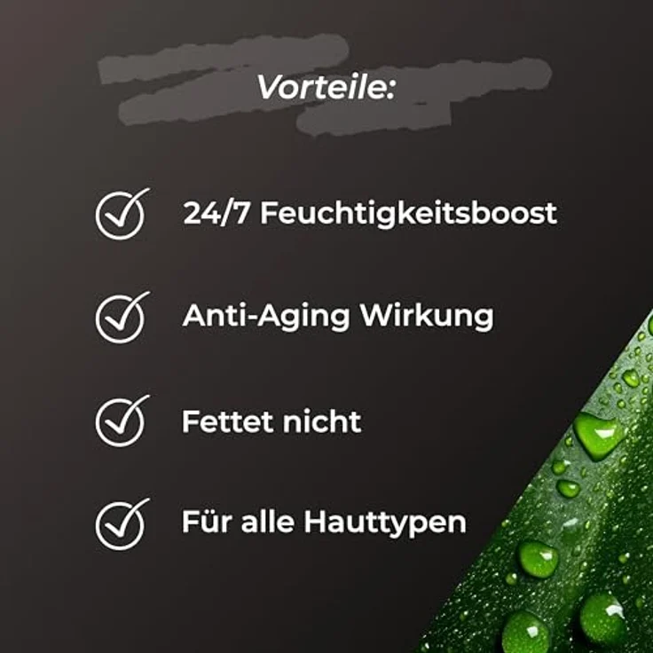 VIGOROUS® Gesichtscreme Männer 100 ml, Feuchtigkeitscreme als Tages- und Nachtcreme, Anti Aging Pflege mit Hanföl und Hyaluron, vegan, Made in Germany – Bild 3