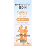 ISDIN Fotoprotector Fusion Gel Sport Wet Skin SPF50 (100 ml) - Beruhigendes Sonnengel für Sportler