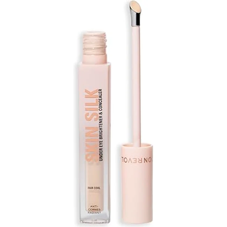 Revolution Skin Silk Radiant Serum - Augenaufheller - Hyaluronsäure & Squalan - Vegan & Cruelty-Free - Fair Cool 4 ml – Bild 1