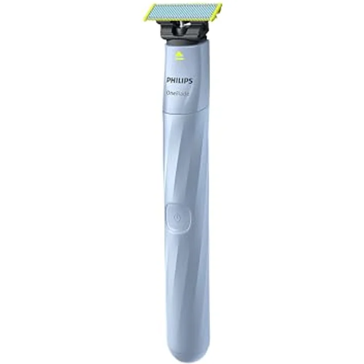 Philips OneBlade QP1324/20, Elektrorasierer mit Contour-following-Technologie, Dual Protection System, blau – Bild 3