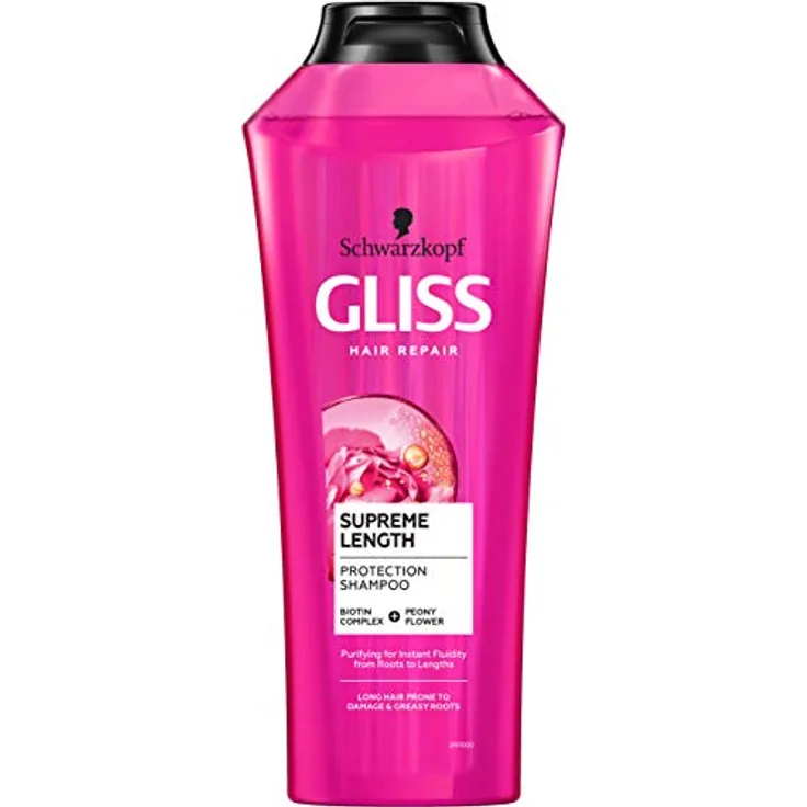 Schwarzkopf Gliss Supreme Length Shampoo für langes und strapazierbares Haar 400ml
