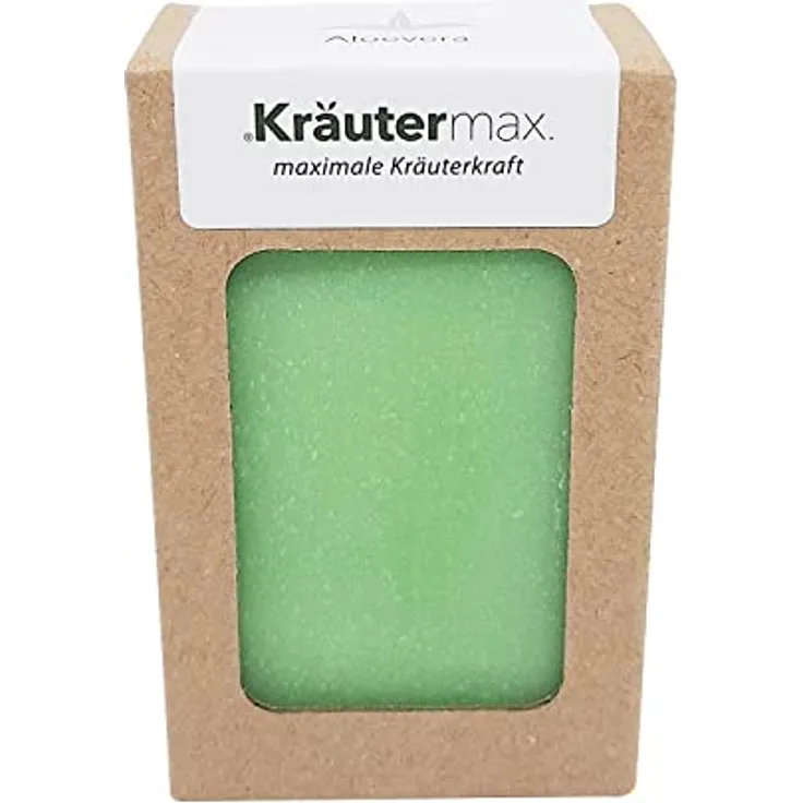 Aloe Vera Seife Seifenstück Plastikfrei für Gesicht Haut und als Handseife 1 x 100 g