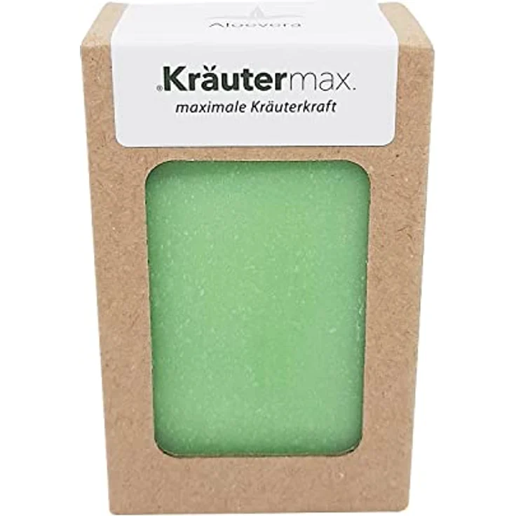 Aloe Vera Seife Seifenstück Plastikfrei für Gesicht Haut und als Handseife 1 x 100 g – Bild 1